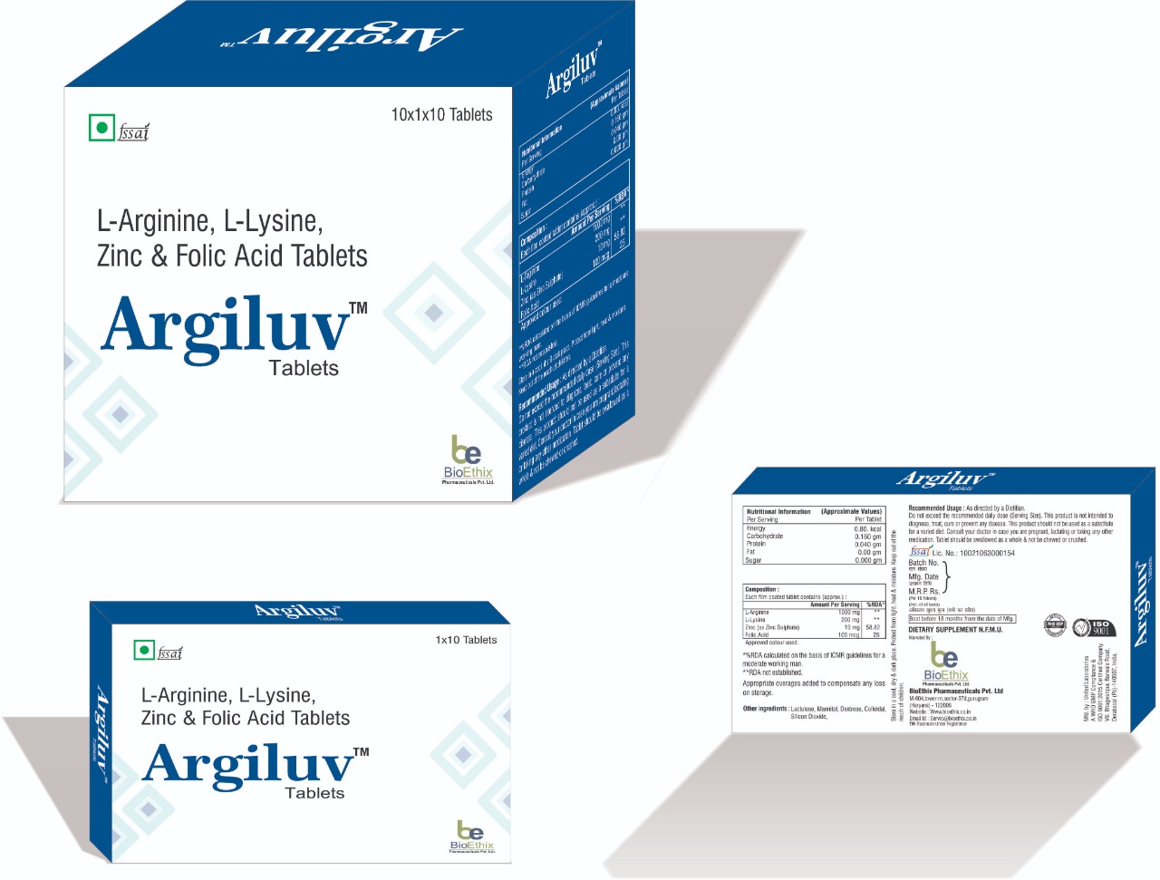 Argiluv tablets pack